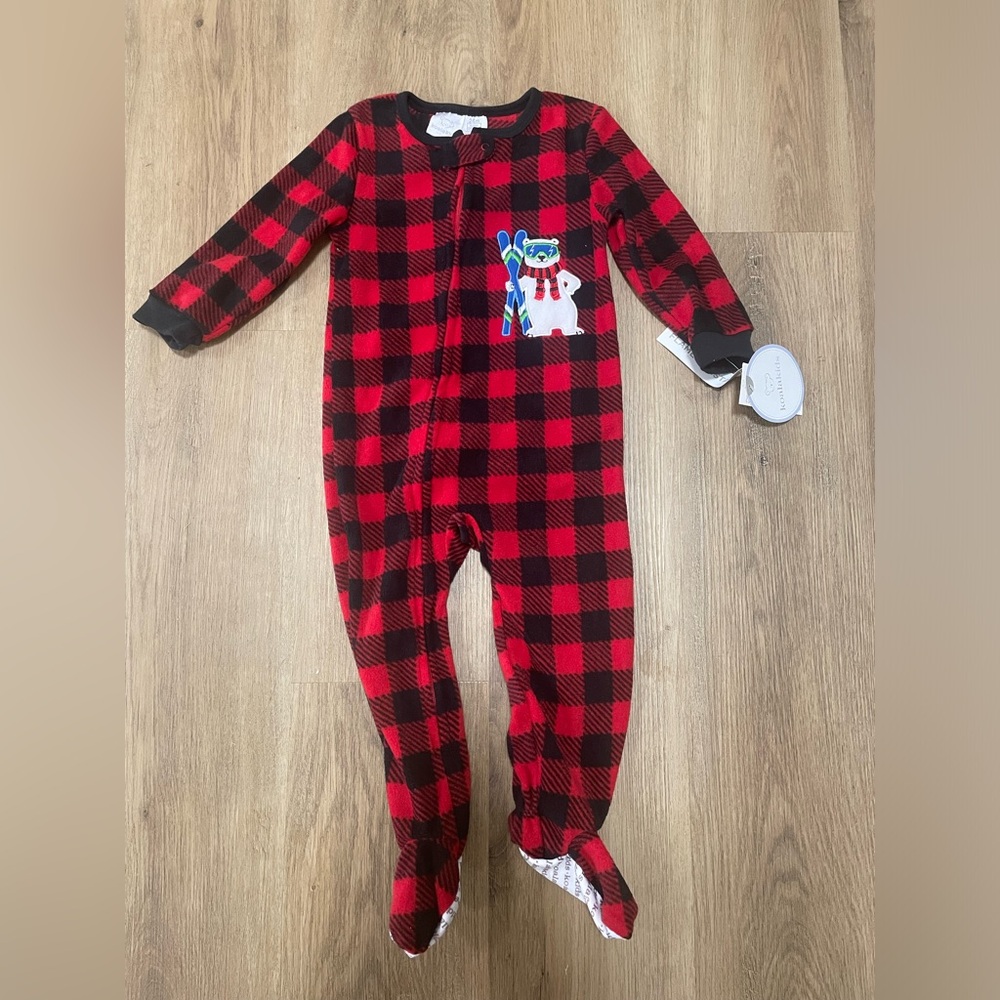 NWT Koala kids‎ winter time Christmas Footy PJs with a polar bear 24months